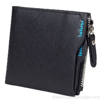 Wholesale Cross Texture Genuine Leather Wallet